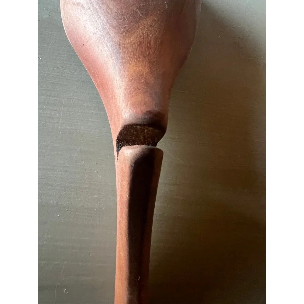 Handmade Ladle Wooden Pot Sitter Spoon 11.5